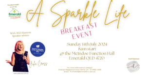 Sparkle Breakfast flyer