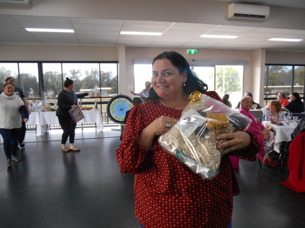 Emerald Neighbourhood Centre Sparkle Breakfast Winners with Prizes