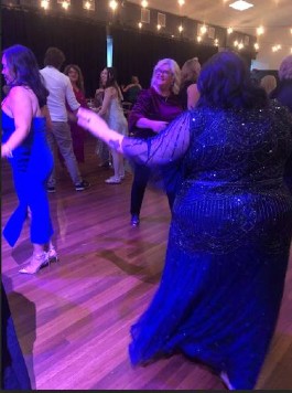 Dance Floor is packed at the Emerald Neighbourhood Centre Sparkles Ball