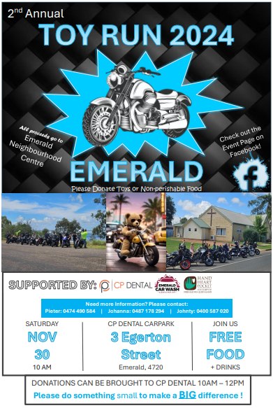 EMERALD TOY RUN OFFICIAL FLYER